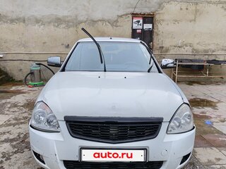 2008 Lada (ВАЗ) Priora I, белый, 130000 рублей, вид 1