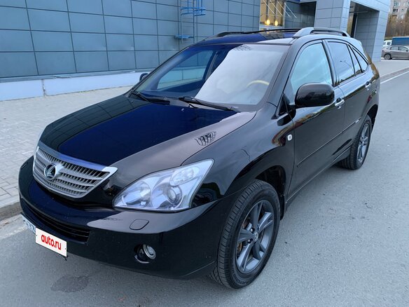 2008 Lexus RX 400h II Рестайлинг, чёрный, 1400000 рублей - вид 2