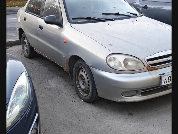2008 Chevrolet Lanos I, серебристый, 80000 рублей - вид 1