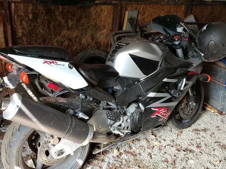 2002 Honda CBR 954RR Fireblade, серебристый, 420000 рублей, вид 3