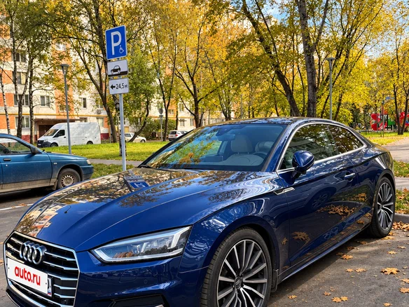 2017 Audi A5 II (F5), синий, 2900000 рублей