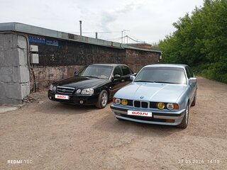 1992 BMW 5 серии 525i III (E34), голубой, 400000 рублей, вид 3