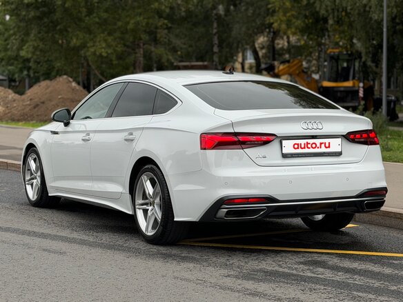 2020 Audi A5 40 TFSI II (F5) Рестайлинг, белый - вид 9