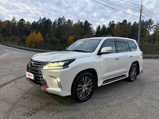 2018 Lexus LX 450d III Рестайлинг 2, белый, 7600000 рублей, вид 3