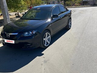 2008 Mazda 3 I (BK) Рестайлинг, чёрный, 500000 рублей, вид 1