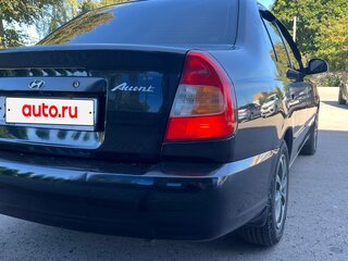 2006 Hyundai Accent ТагАЗ II, чёрный, 295000 рублей, вид 4