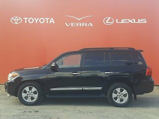2013 Toyota Land Cruiser 200 Series Рестайлинг 1, чёрный, 3300000 рублей, вид 2