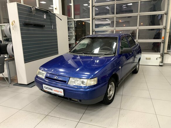 2002 Lada (ВАЗ) 2110, синий, 70000 рублей