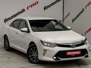 2017 Toyota Camry VII (XV50) Рестайлинг 2, белый, 2185000 рублей, вид 5