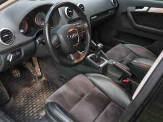 2012 Audi A3 II (8P) Рестайлинг 2, чёрный, 900000 рублей, вид 5