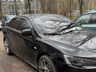2008 Mitsubishi Lancer X, чёрный, 670000 рублей, вид 1