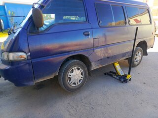 1995 Hyundai Grace, синий, 170000 рублей, вид 5