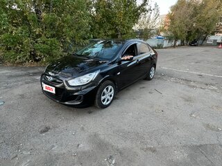 2014 Hyundai Solaris I, чёрный, 710000 рублей, вид 3