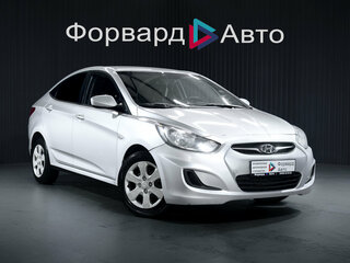 2012 Hyundai Solaris I, серебристый, 665000 рублей, вид 1
