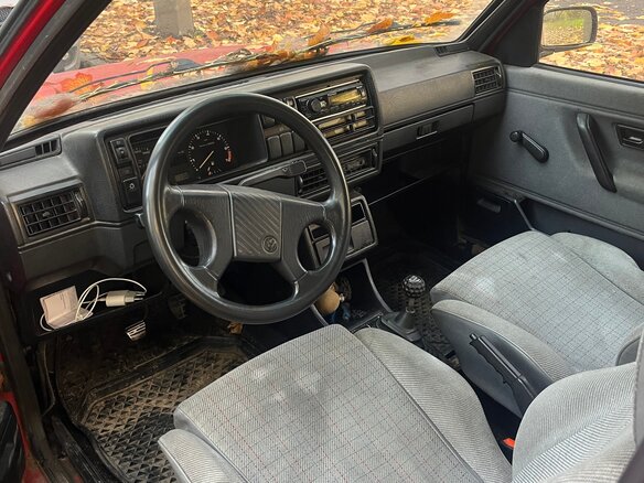 1988 Volkswagen Golf II, красный, 160000 рублей - вид 6