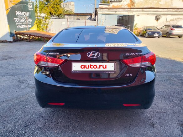 2012 Hyundai Elantra V (MD), чёрный, 1100000 рублей - вид 3