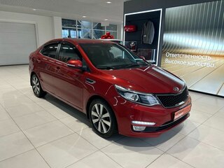 2016 Kia Rio III Рестайлинг, красный, 1250000 рублей, вид 3