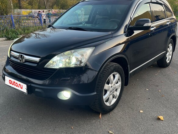 2007 Honda CR-V III, чёрный, 1270000 рублей