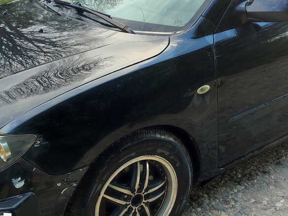 2008 Mazda 3 I (BK) Рестайлинг, чёрный, 250000 рублей - вид 3