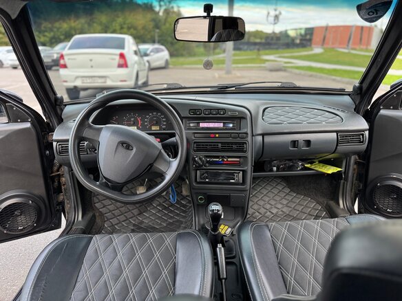 2008 Lada (ВАЗ) 2115, чёрный, 168000 рублей - вид 7