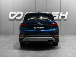 2019 Hyundai Santa Fe IV, синий, 3100000 рублей, вид 4