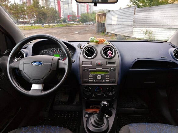 2008 Ford Fiesta Mk5, синий, 490000 рублей - вид 14