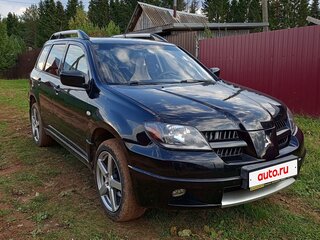 2005 Mitsubishi Outlander I, чёрный, 730000 рублей, вид 2