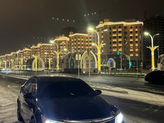 2017 Toyota Camry VII (XV50) Рестайлинг 2, чёрный, 2100000 рублей, вид 4