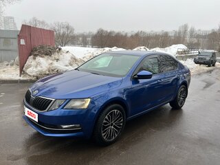 2018 Skoda Octavia III (A7) Рестайлинг, синий, 1790000 рублей, вид 1