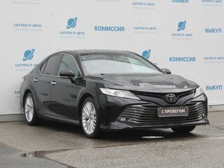 2018 Toyota Camry VIII (XV70), чёрный, 2270000 рублей, вид 3
