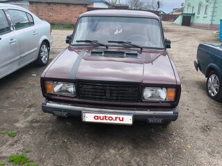 2008 Lada (ВАЗ) 2107, красный, 200000 рублей, вид 2