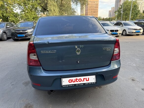 2010 Renault Logan I Рестайлинг, синий - вид 4