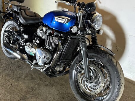 2019 Triumph Bonneville Speedmaster, синий, 1170000 рублей, вид 5