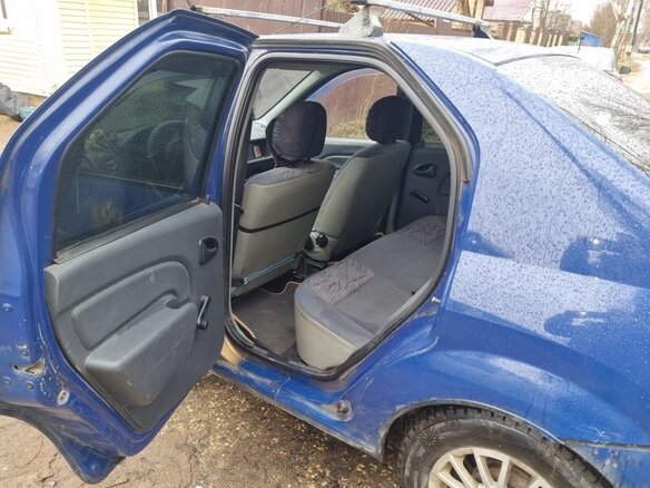 2006 Renault Logan I, синий, 180000 рублей - вид 12
