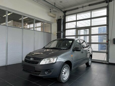 2013 Lada (ВАЗ) Granta I, серебристый, 350000 рублей, вид 3