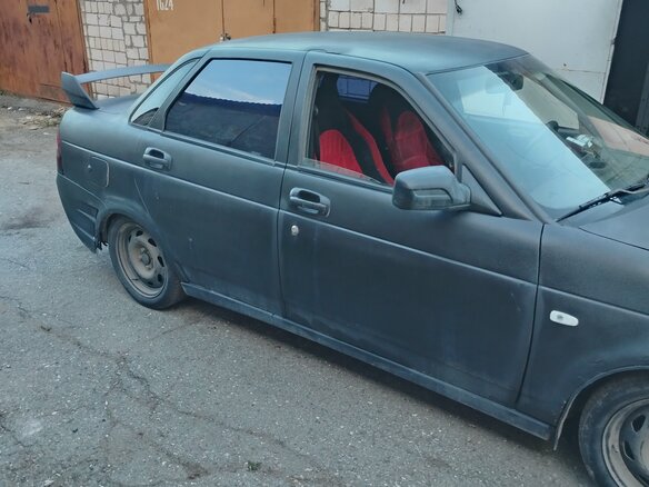 2008 Lada (ВАЗ) Priora I, серый, 100000 рублей - вид 4