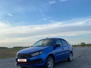 2022 Lada (ВАЗ) Granta I Рестайлинг, синий, 730000 рублей, вид 3