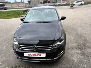 2017 Volkswagen Polo V Рестайлинг, чёрный, 1400000 рублей, вид 3