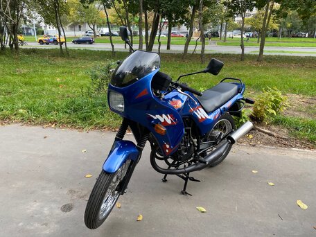 1996 Jawa 250 Master Tempo, синий, 990000 рублей, вид 5