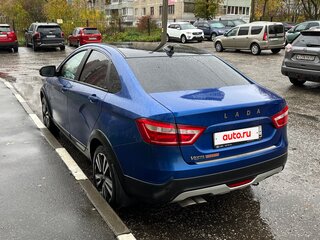 2021 Lada (ВАЗ) Vesta Cross I, синий, 1370000 рублей, вид 4