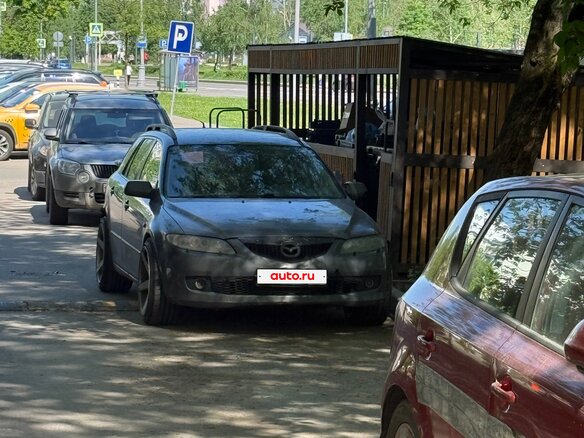 2005 Mazda 6 I (GG) Рестайлинг, серый, 410000 рублей - вид 11