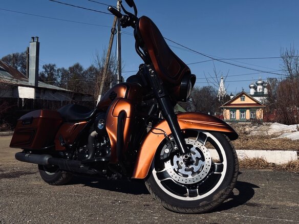 2011 Harley-Davidson Street Glide, коричневый, 999000 рублей - вид 5