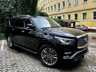 2021 Infiniti QX80 I Рестайлинг 3, чёрный, 6800000 рублей, вид 3