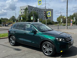 2012 Volkswagen Touareg II, зелёный, 2200000 рублей, вид 1