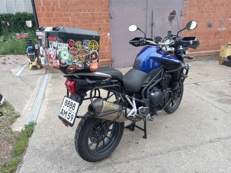 2012 Triumph Tiger Explorer, синий, 645000 рублей, вид 3