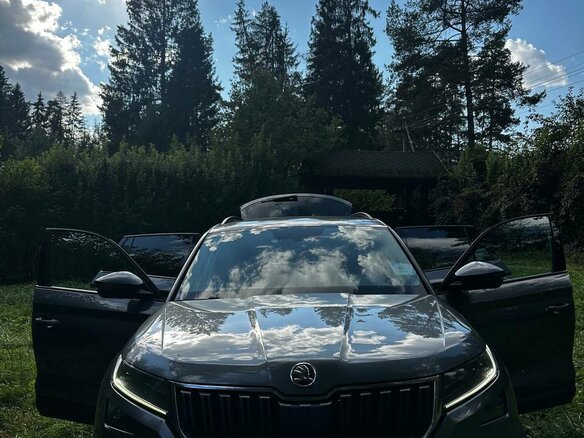 2021 Skoda Kodiaq I, серый, 1815000 рублей - вид 4