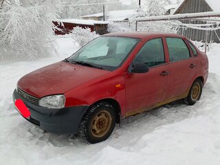2006 Lada (ВАЗ) Kalina I, красный, 130000 рублей, вид 1