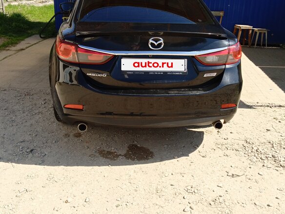 2017 Mazda 6 III (GJ) Рестайлинг, чёрный, 1590000 рублей - вид 6