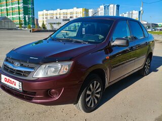 2014 Lada (ВАЗ) Granta I, пурпурный, 420000 рублей, вид 1