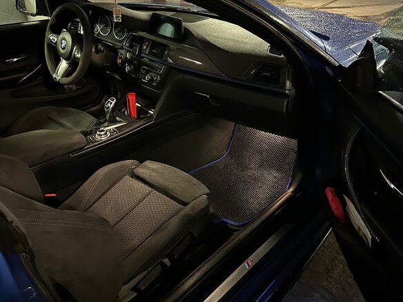 2014 BMW 4 серии 420d F32/F33/F36, синий, 2540000 рублей - вид 2